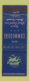 Matchbook Cover - Hotel Commodore New York City