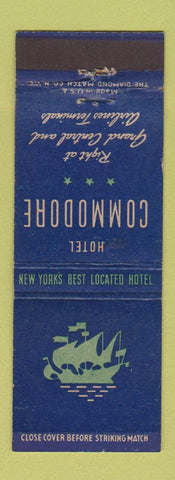 Matchbook Cover - Hotel Commodore New York City