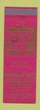 Matchbook Cover - Paramount Pete's Restaurant Saratoga Springs NY