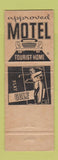Matchbook Cover - Central Valley Inn French Restaurant Central Valley NY WORN