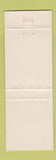 Matchbook Cover - Traveler's Motel North Syracuse NY WEAR