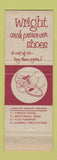 Matchbook Cover - Wright Shoes Nolan's Auburn NY