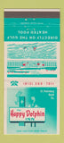 Matchbook Cover - Happy Dolphin Inn St Petersburg Beach FL 30 Strike