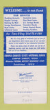 Matchbook Cover - Corpus Christi State Bank TX 30 Strike