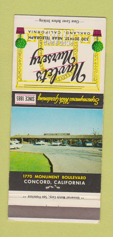 Matchbook Cover - Navlet's Nursery Oakland CA 30 Strike