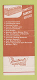 Matchbook Cover - First State Bank Rankin TX 30 Strike