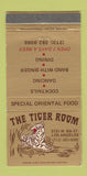 Matchbook Cover - Tiger Room Los Angeles CA WEAR 30 Strike