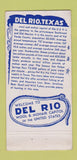 Matchbook Cover - Del Rio National Bank Del Rio TX 30 Strike