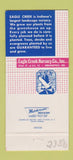 Matchbook Cover - Eagle Creek Nursery New Augusta IN 30 Strike