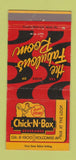 Matchbook Cover - Chick n Box Mobile IL 30 Strike