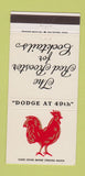 Matchbook Cover - The Red Rooster Omaha NE 30 Strike