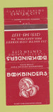 Matchbook Cover - Bookbinders Restaurant Philadelphia PA 30 Strike