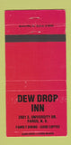 Matchbook Cover - Dew Drop Inn Fargo ND WEAR 30 Strike