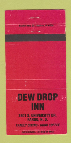 Matchbook Cover - Dew Drop Inn Fargo ND WEAR 30 Strike