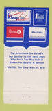 Matchbook Cover - United Match Companies Los Angeles CA Dick Macgurn 30 Strike