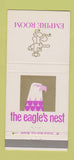 Matchbook Cover - The Eagle's Nest Empire Room Auburn Lewiston ME 30 Strike