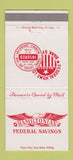Matchbook Cover - Hamiltonian Federal Savings St Louis Ferguson MO 30 Strike