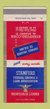 Matchbook Cover - Stamford Federal Savings Stamford CT 30 Strike