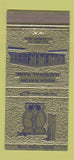 Matchbook Cover - Boca Raton National Bank FL owl 30 Strike
