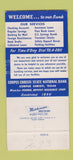 Matchbook Cover - Corpus Christi State Bank TX 30 Strike