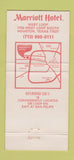 Matchbook Cover - Diamond Lil's Marriott Hotel Houston TX 30 Strike