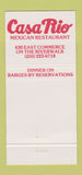 Matchbook Cover - Casa Rio Mexican Restaurant San Antonio TX 30 Strike