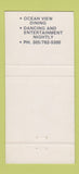 Matchbook Cover - King Neptune Motor Lodge Pompano Beach FL 30 Strike