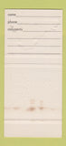 Matchbook Cover - Driscoll's 30 Strike