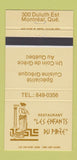 Matchbook Cover - Restaurant Les Enfants Du Piree Montreal QC 30 Strike