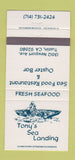 Matchbook Cover - Tony's Sea Landing Tustin CA 30 Strike