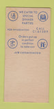 Matchbook Cover - Lun Far Chinese Restaurant New York City SAMPLE 30 Strike