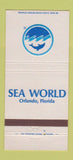 Matchbook Cover - Sea World Orlando FL 30 Strike