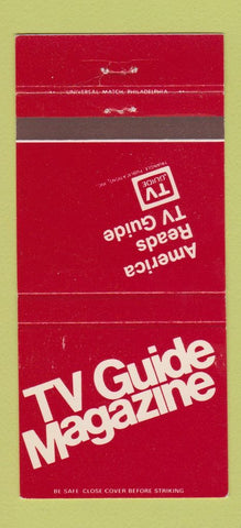 Matchbook Cover - TV Guide Magazine 30 Strike