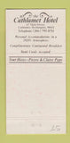 Matchbook Cover - Pierre's Restaurant Cathlamet Hotel WA WEAR 30 Strike