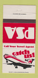 Matchbook Cover - PSA Airlines 30 Strike