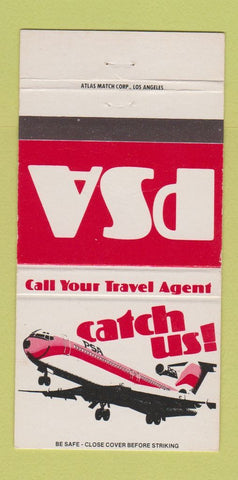 Matchbook Cover - PSA Airlines 30 Strike