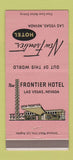 Matchbook Cover - New Frontier Hotel Las Vegas NV casino 30 Strike