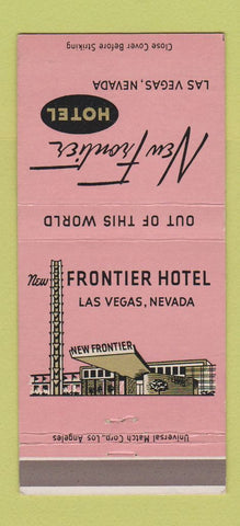 Matchbook Cover - New Frontier Hotel Las Vegas NV casino 30 Strike