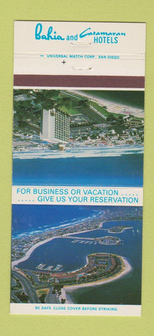 Matchbook Cover - Bahia Hotels San Diego CA 30 Strike