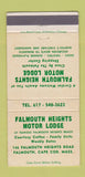 Matchbook Cover - Falmouth Heights Motor Lodge MA 30 Strike