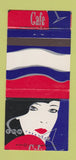 Matchbook Cover - Theatre Cafe girlie 30 Strike
