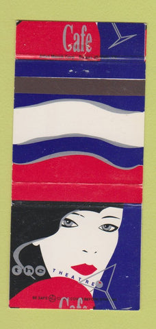Matchbook Cover - Theatre Cafe girlie 30 Strike