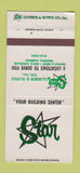 Matchbook Cover - Star Building Center Lumber Wichita KS 30 Strike