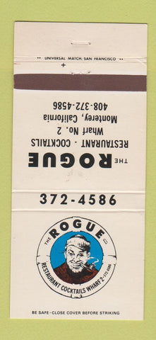 Matchbook Cover - Rogue Restaurant Monterey CA 30 Strike