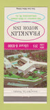 Matchbook Cover - Franklin Motor Inn Philadelphia PA 30 Strike