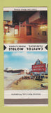 Matchbook Cover - Capitol Motels Harrisburg PA 30 Strike