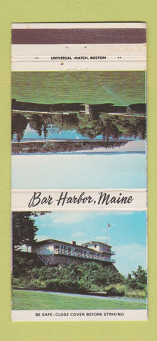 Matchbook Cover - Wonder View Motor Lodge Bar Harbor ME 30 Strike