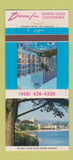 Matchbook Cover - Dream Inn Santa Cruz CA 30 Strike