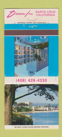 Matchbook Cover - Dream Inn Santa Cruz CA 30 Strike