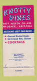 Matchbook Cover - Knotty Pines Restaurant Phoenix AZ 30 Strike